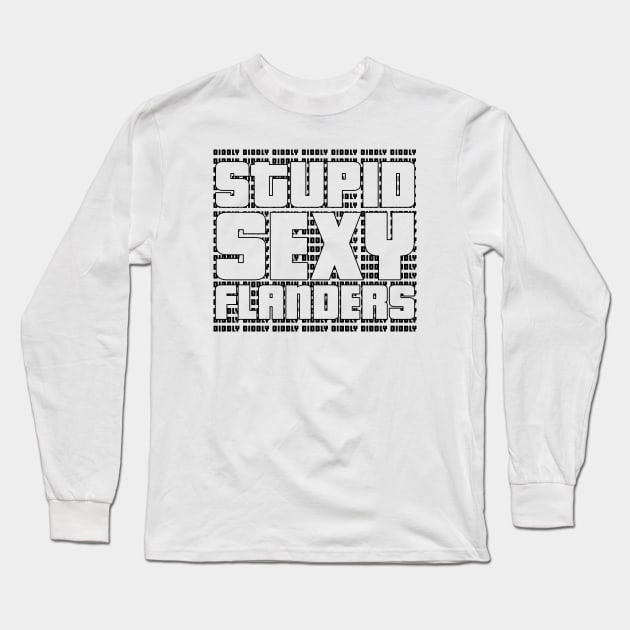 Stupid Sexy Flanders (Diddly black) [Roufxis -TP] Long Sleeve T-Shirt by Roufxis